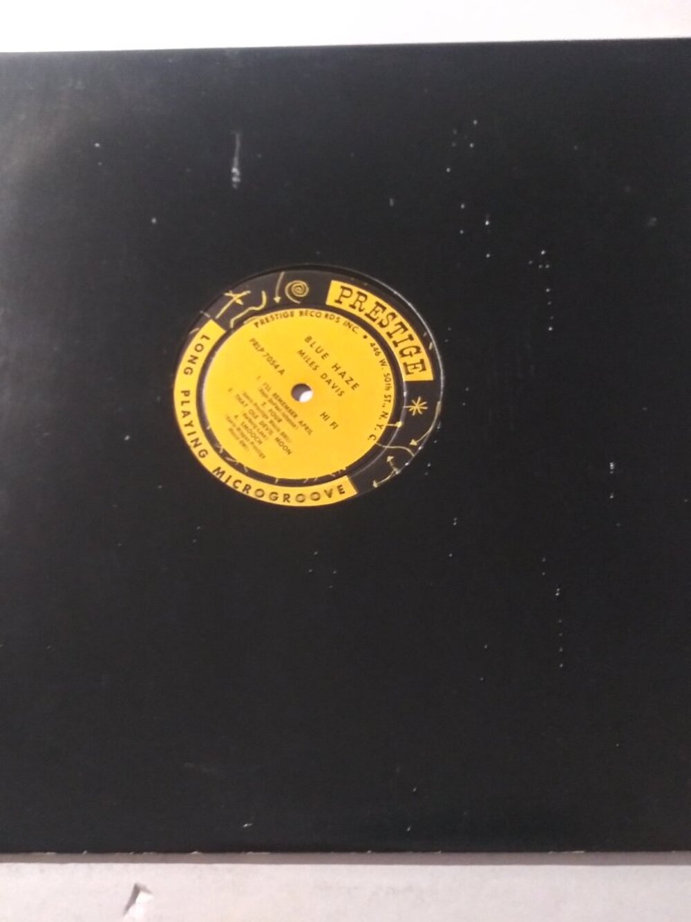 Miles Davis – Blue Haze VG- 1st 12" DG Mono Prestige 446 W 50th Record 1956 JAZZ